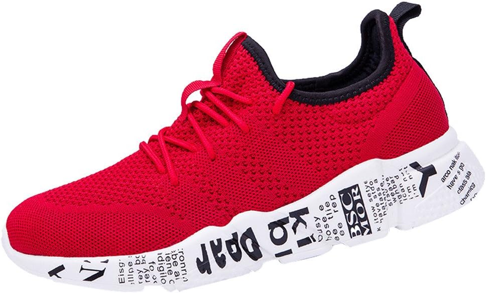 VECDY Sports Shoes Men Athletic Cross Tied Anti Skidding Ventilation Round Toe Running Gym Shoes Outdoor Casual Solid Shoes