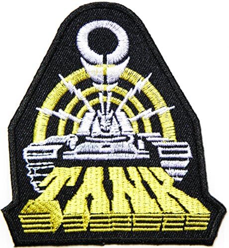 TANK Armoured Fighting Vehicle Logo Sign Emblem Racing Biker Patch Iron on Applique Embroidered T shirt Jacket Gift BY SURAPAN