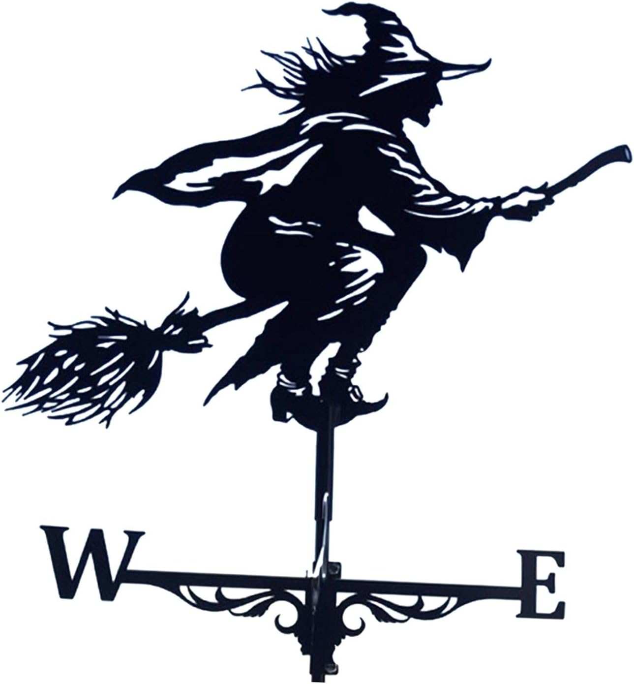 Weathervanes - Metal Weathervane Weather Vane Witch Ornament Wind Vane Weather Vain for roof Weather vanes for Roofs Weathervane