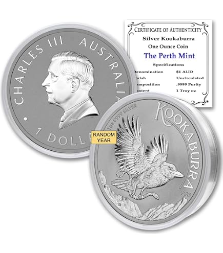 2021 Australia 1 oz Silver Kookaburra BU Brilliant Uncirculated