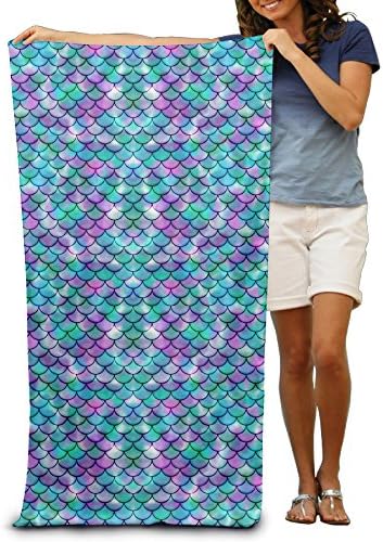 Galactic Mermaid Tail Adults Cotton Beach Towel 31" X 51"