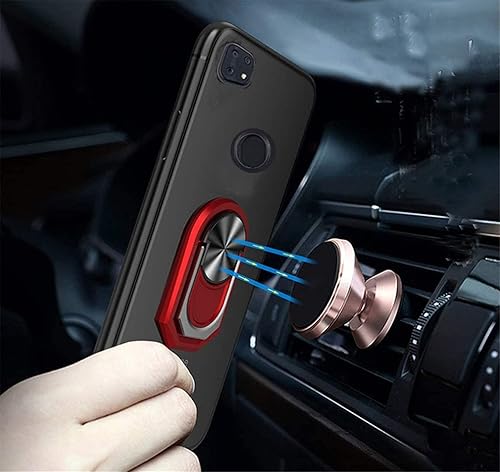 for HMD Vibe N159V Case, Slim Shock Protective Kickstand 360 Ring Holder Defender Back Phone Cover Cases for HMD Vibe N159V -Red in Saudi Arabia | Whizz Cases for HMD Vibe N159V Case, Slim Shock Protective Kickstand 360 Ring Holder Defender Back Phone Cover Cases for HMD Vibe N159V -Red in Saudi Arabia | Whizz Cases