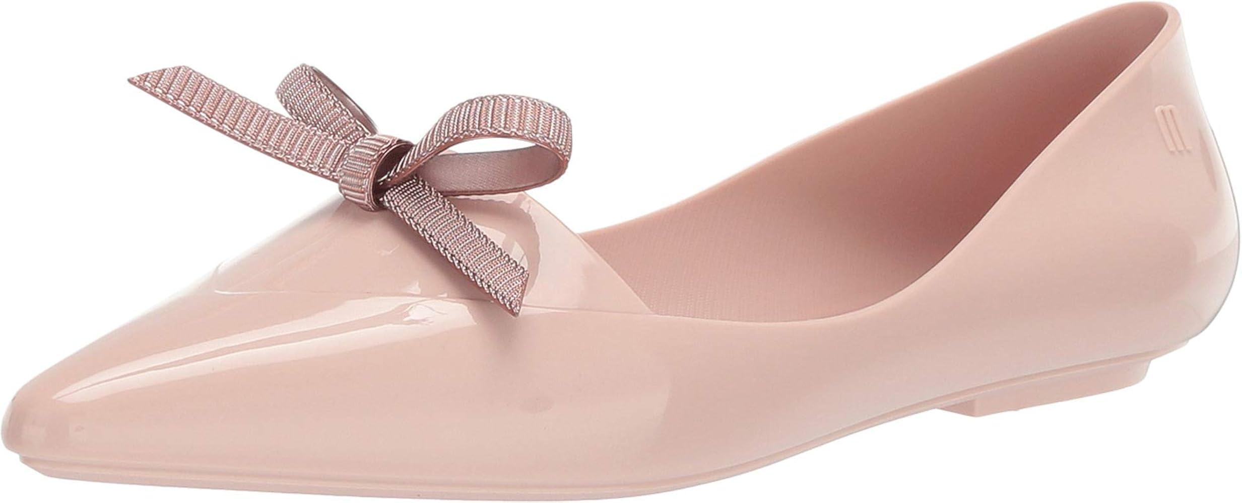 rose gold pointed flats