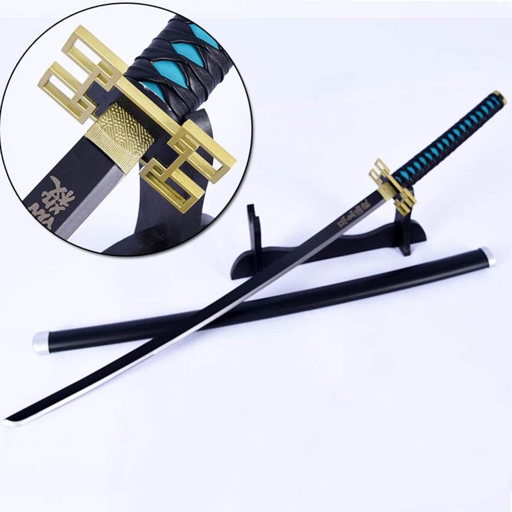 金属製日本刀 時透無一郎 鬼殺隊 日輪刀 丸形鞘 完成度高い 100cm 便利 コレクション 模擬刀 模造刀 美術刀 刀剣 コスプレ 武器 道具