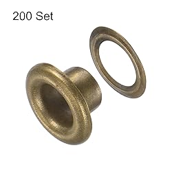 HARFINGTON 200 Set Color Round Grommets 5mm