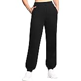 THE GYM PEOPLE Women's Fleece Sweatpants Warm Workout Joggers Pants with Pockets