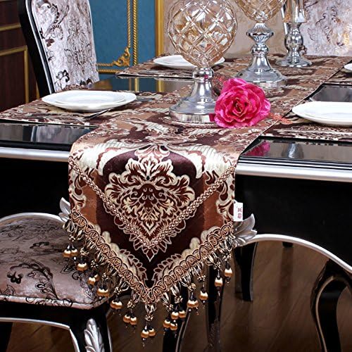 European-style luxury modern minimalist table runner/ new classic fabric/ table/ table/ flag/ table-B 30x220cm(12x87inch)