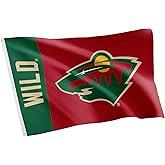 Desert Cactus Minnesota Wild Flag NHL 100% Polyester Indoor Outdoor 3x5 feet National Hockey League Team Flags (Name Flag)