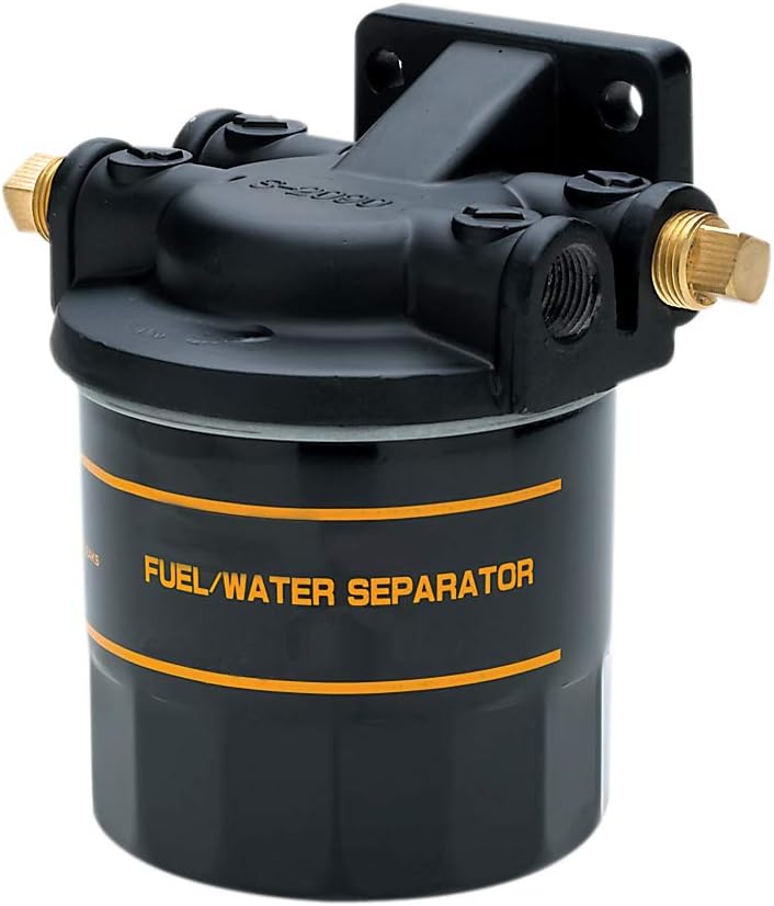attwood 11840-7 Universal 10-Micron Fuel/Water Separator for 2-Cycle and 4-Cycle Engines, One Size : Boat Fuel Filters : Sports & Outdoors