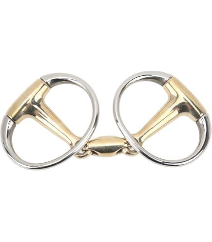 Mors De Filet Snaffle 5 D En Acier Inoxydable Avec Rouleaux En 818897
