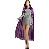 Urban CoCo Unisex Full Length Hooded Velvet Cape Halloween Party Cosplay Costume Cloak