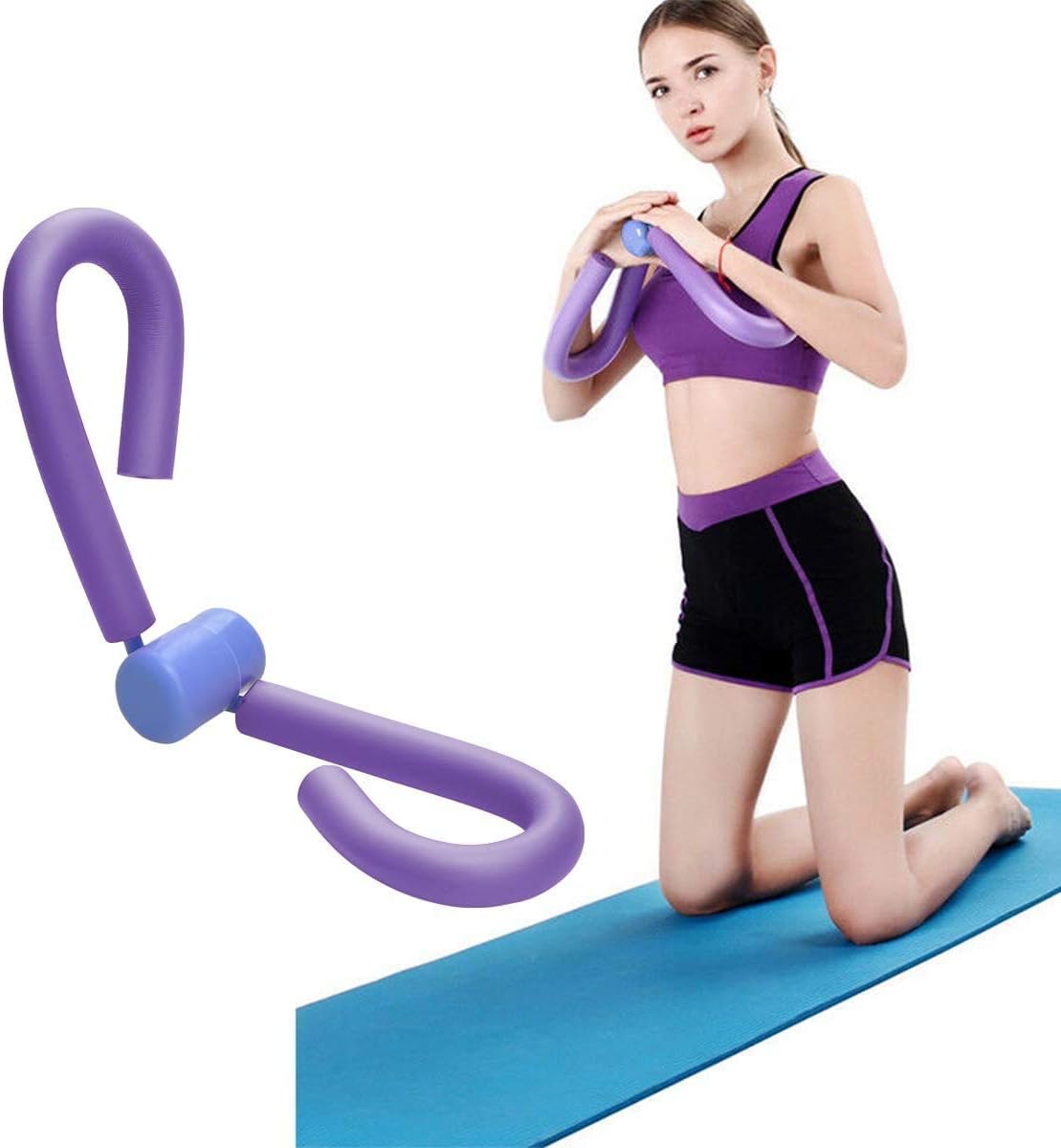 U-picks Multifunctional Thigh Master Muscle Fitness Equipment, Bodybuilding Expander, Toning Arm Leg Exerciser for Home Gym Yoga Sport Slimming Training