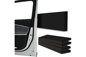 CZBRO 4 Pcs Garage Wall Protectors Car Door Protector Foam Car Door Edge Guard Foam Parking Wall Guard Foam for Car Bumper Guards Warehouse Parking Assist, 11.8×3.94×1.18 inch (4-3cm)