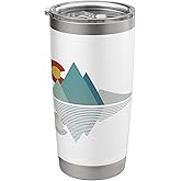 Colorado Flag Mountain Stainless Steel Insulated Tumbler