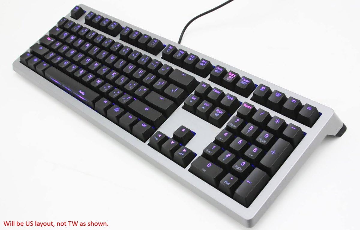 Ducky Shine 4 Gray Case Keyboard (Brown Switch)