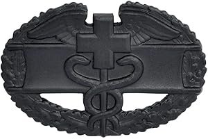 MEDALS OF AMERICA EST. 1976 Army Combat Medical Badge 1st Award Full Size Black Matte Finish