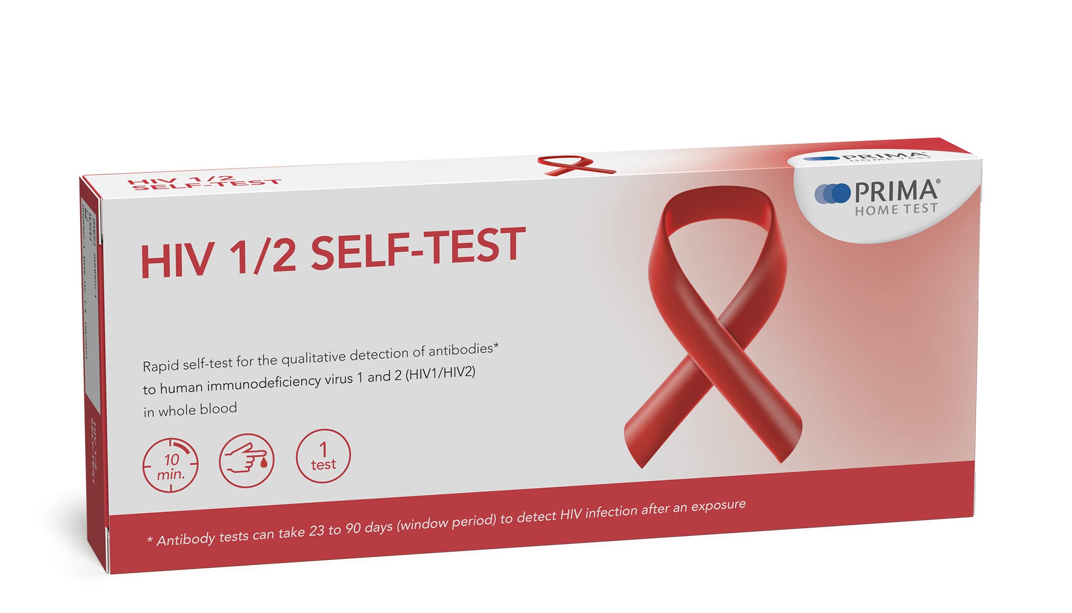 Prima HIV Home Self Test Kit Virus 1 and Virus 2
