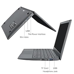 HBESTORE Mini Laptop,10.1Inch 8GB RAM 128GB SSD,IPS