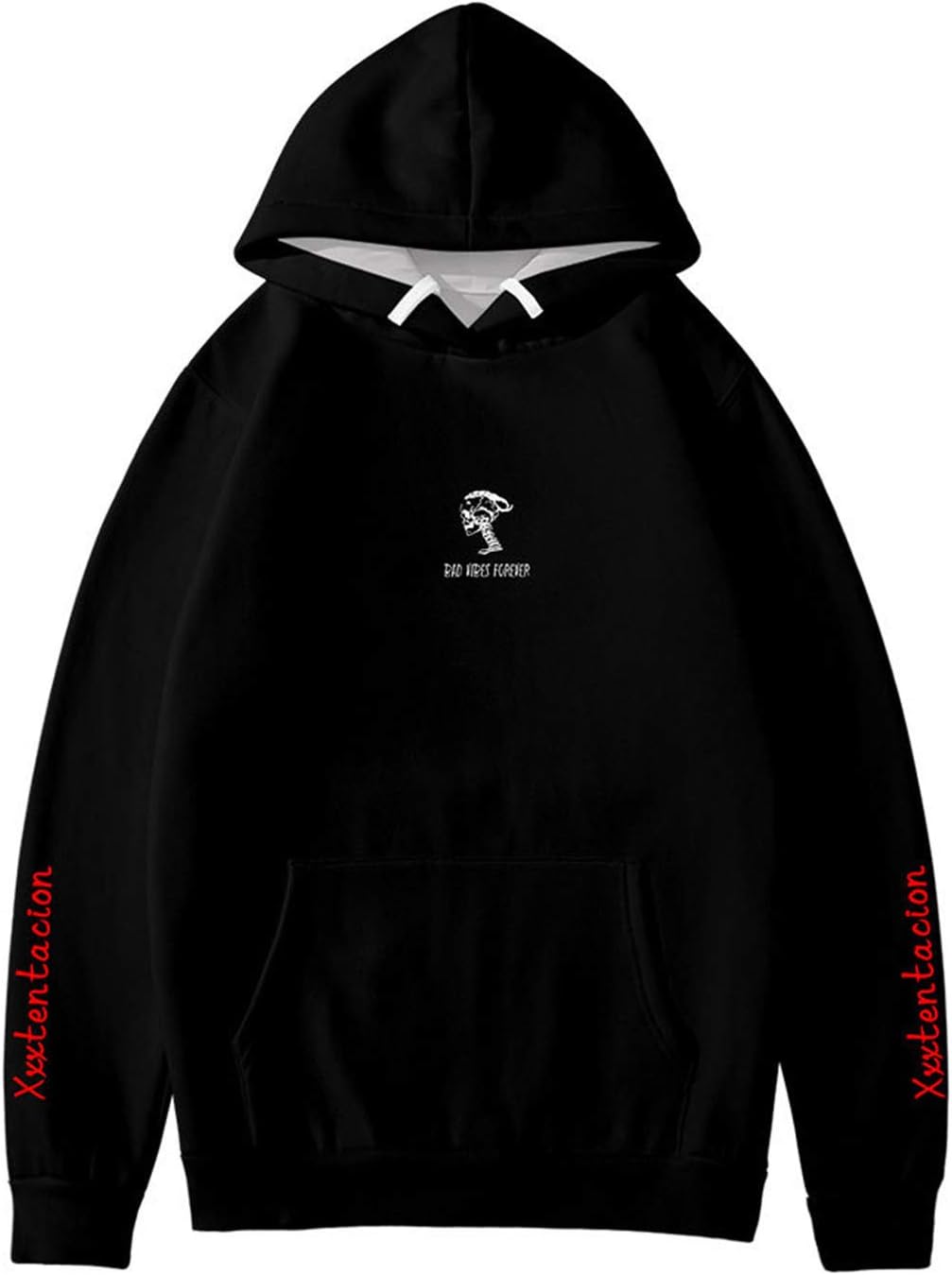 Vibome Xxxtentacion Hoodie 3D Print Hooded Men and Women Turtleneck Pullover