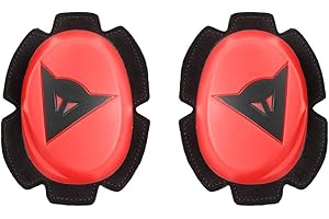 Dainese Motorcycle Knee Slider, Fluo-Red/Black, Size N