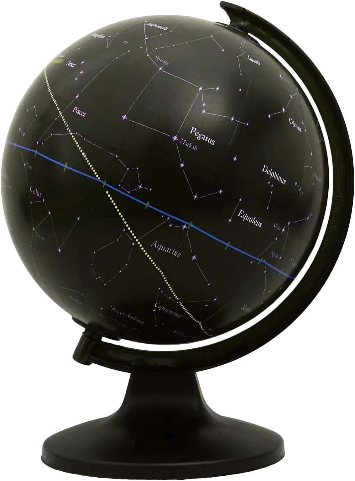 Décorative Desktop Rotating Constellation Stars Globe Office Table Décor 11.3"
