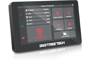 BIGTREETECH K-Touch, Klipper Touch Screen Compatible with Creality-K1 MAX/K1C Voron2.4 VzBot, Support Wireless Control, Mobile Monitoring, Multi-Printers Management, for M8P+CB1/CB2,Kraken,BTT Pi 1/2