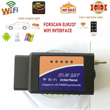 Elm 327 mit einem Schalter WiFi CAN Bus Diagnose Code Scanner Modified 327 WiFi unterstützt alle OBD2 Protokolle und kann auf
