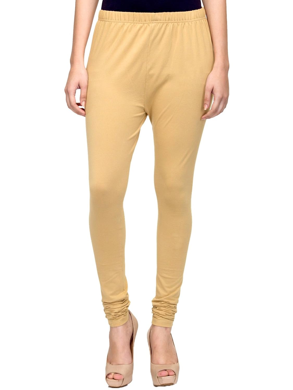 aashish fabrics women's cotton lycra churidar leggings
