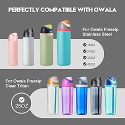 Ruzkq Replacement Lid for Owala Freesip, Compatible