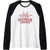 Stranger Things Hellfire Club D&amp;D Logo Raglan Baseball Tee