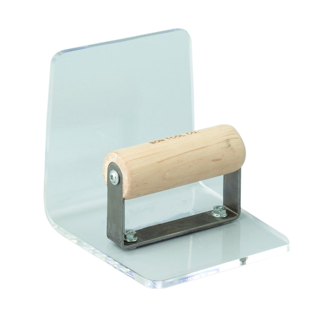 Bon 12-696 Step Tool - Plex Inside 6-inch X 5-inch - 3/4-inch Radius 5-inch Lip with Wood Handle