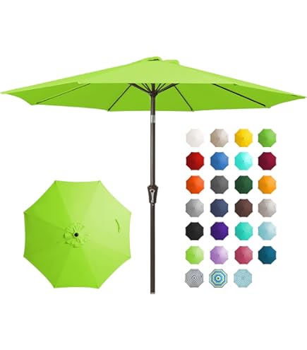 best quality cantilever patio umbrella Pellebant 11 ft. Square 2-Tier Top Metal 360 Rotation Outdoor Cantilever Patio Umbrella in Gray with Base with LED Lights