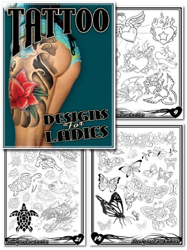 Designs For Ladies Tattoo Sketchbook