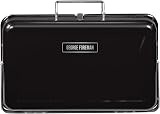 George Foreman Portable Charcoal BBQ, Lightweight, Foldable, Black view 9