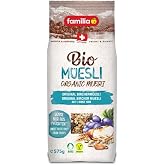 Familia Organic Original Bircher M&uuml;esli, 0g Added Sugar, Energy-Packed Cereal with Raisins, Fruit Flakes, Hazelnuts and Almonds, 20oz Bag (Pack of 1)