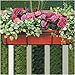 CobraCo 24-Inch to 36-Inch Black Adjustable and Expandable Flower Box Holder F2436-B