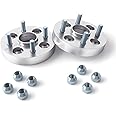 StanceMagic - 25mm (1 inch) Hubcentric Wheel Spacers (4x100, 54.1mm Bore, 12x1.5 Studs) Compatible with Mazda Miata Protege Scion xA xB Toyota MR2 Celica Corolla Echo Prius Tercel Yaris - 2pcs