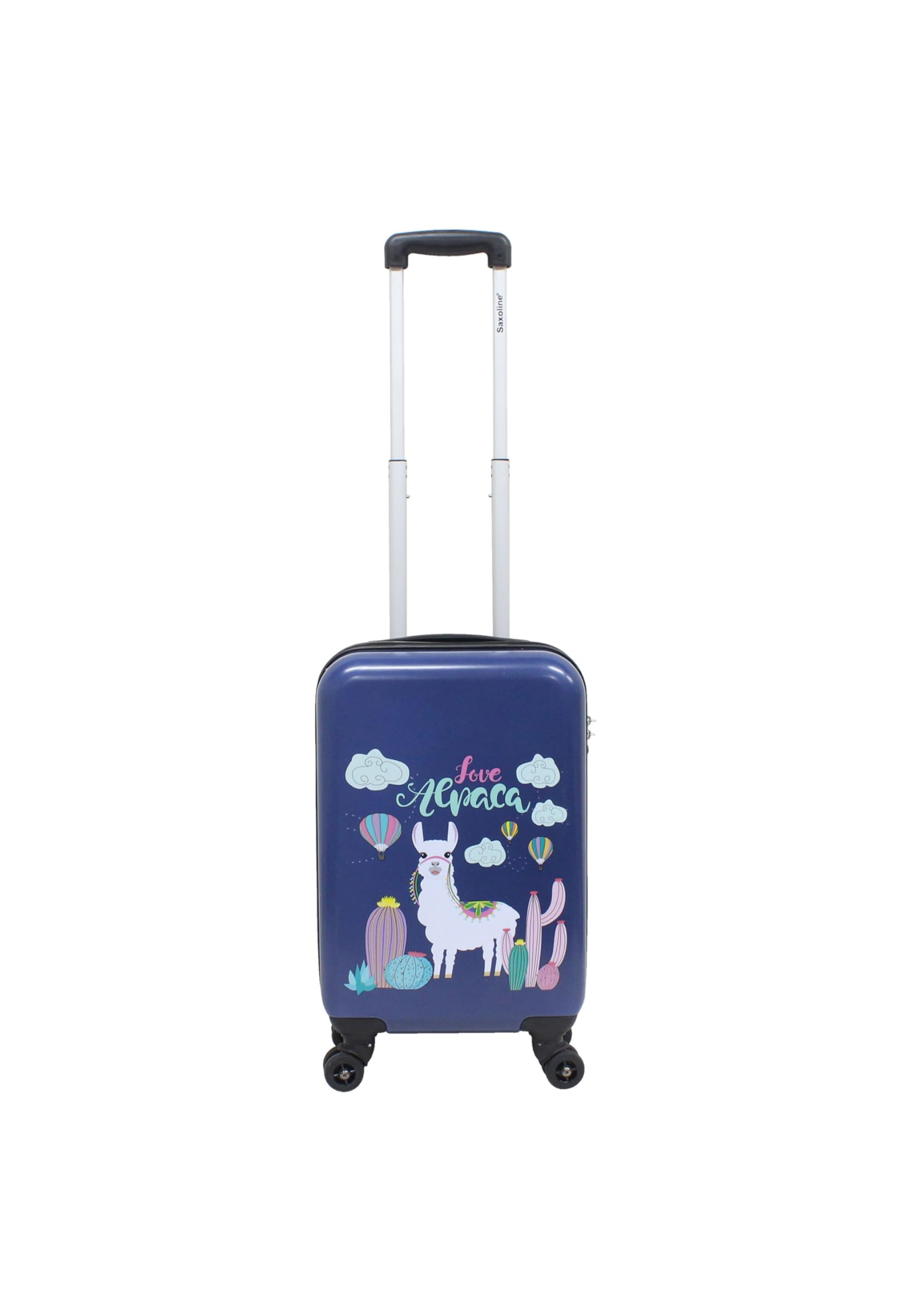 Saxoline Children's Hard Shell Carry-On Luggage Suitcase 55 cm Lama