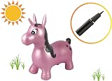LEXIBOOK Inflatable Jumping Unicorn Pink Indoor Outdoor Balance Motor Skills 3+ view 4