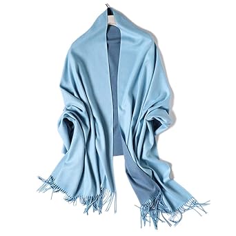 MMYOMI Frauen Männer Liebhaber Unisex Zwei-Ton Kaschmir Schal Super Soft Glatte Plaid Wrap Schal