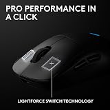 Logitech G PRO 2 Lightspeed Wireless Gaming Mouse 44K DPI USB-C Black view 7