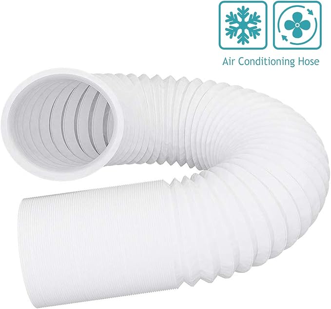Tragbarer Klimaanlagen Schlauch 150mm | 150cm Flexibler Abluftschlauch | Für Mobile Klimageräte
