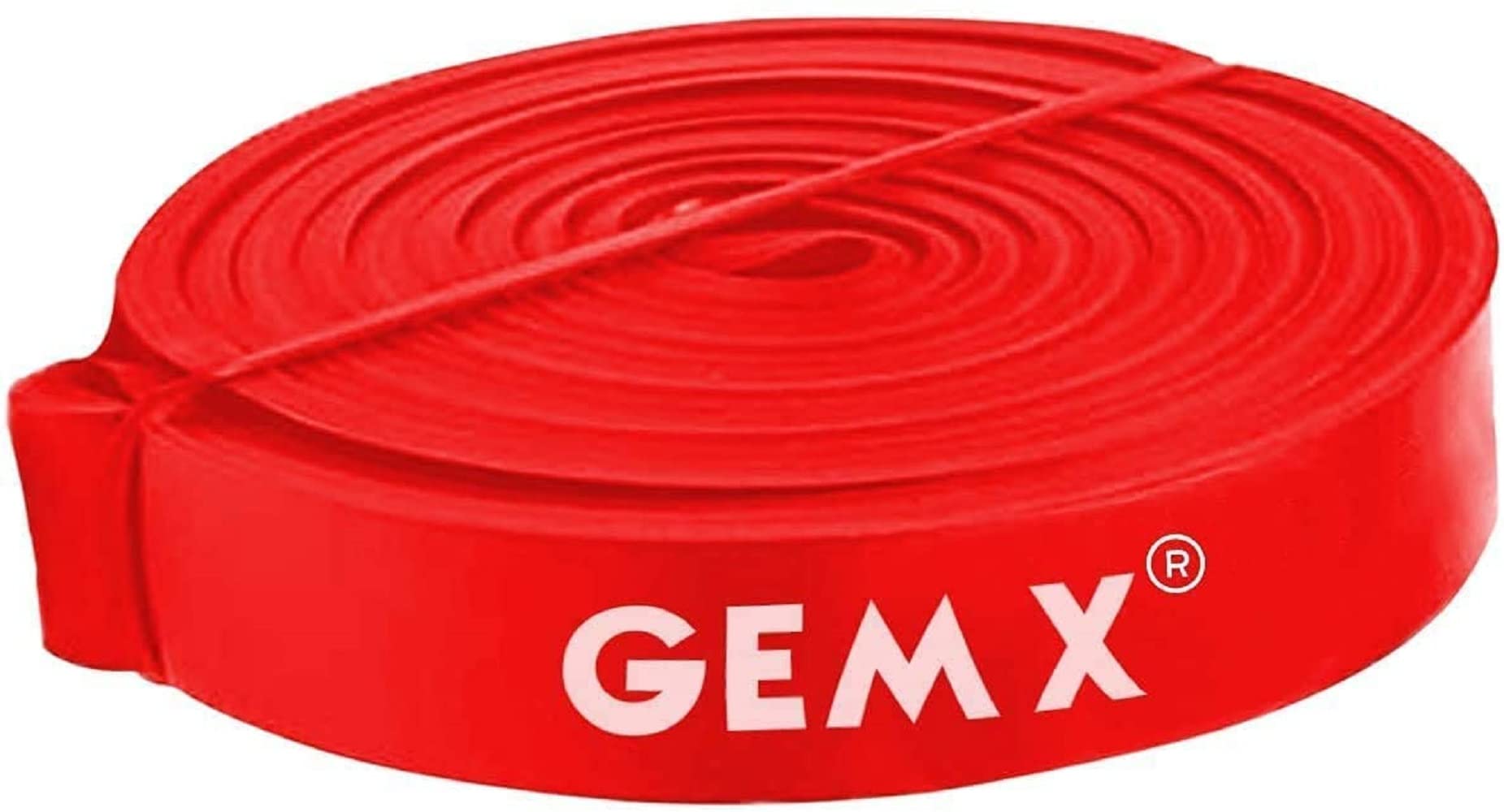 GEMX Resistance Bands, Skin Friendly, Pull Up Assist Bands for Cross Fit, Stretching, Powerlifting, Home Gym, Latex Durable Fitness Exercise Bands for Men and Women (Red)