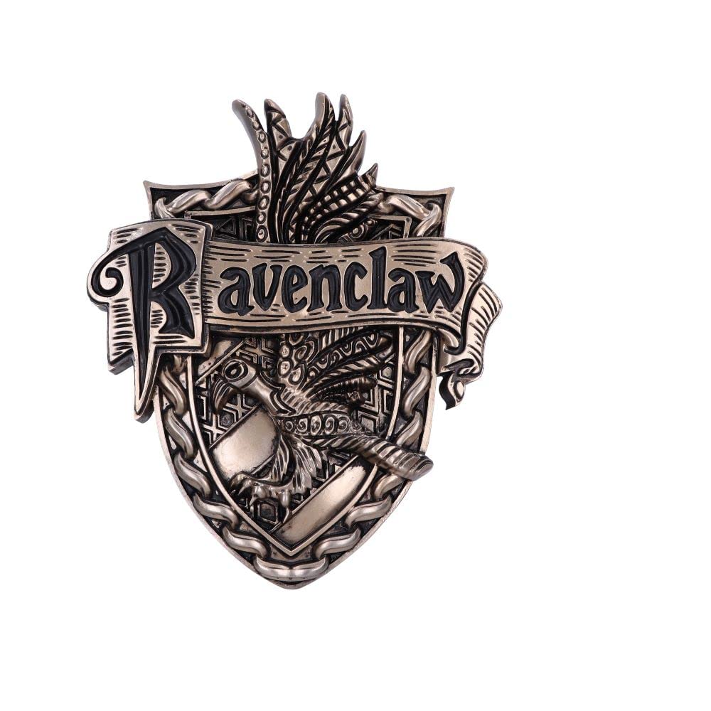 Nemesis Now Harry Potter Ravenclaw Wall Plaque 21.5cm, Resin, Bronze, Officially Licensed Harry Potter Merchandise, Cast in the Finest Resin, Ravenclaw Crest Wall Plaque, Bronze Finish