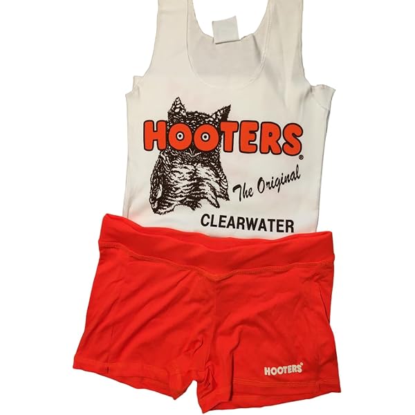 Hooters Orange Uniform Costume Shorts XXX-Small : Amazon.ca