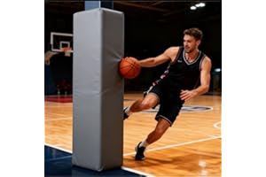 3 4 5 6 7 8 Inch Square Pole 4 6 Feet Height Poles Padding Wrap Around, 2cm Thick Foam Post Mat for Garage/Gym/Playground, Cu