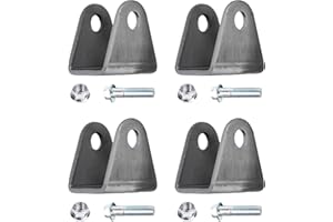 Gift2u Shock Mount Seat Shock Suspension Bracket Mounting Pack of 4 Steel Base Shock Absorption Seat Shock Rod Pin Eliminator for Motorcycle Dirt Pit Bike Atv Go Kart, C46246