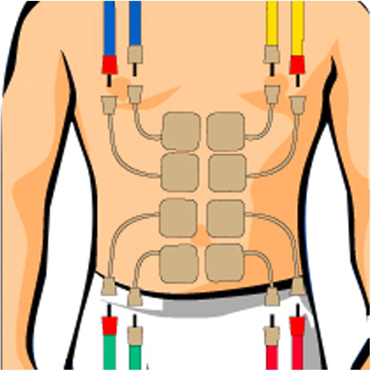 Compex Unisex Adult Electrodes Performance Pin Self-adhesive Electrodes With Snap Connectors - Blue, 50 x 50 mm - Image 3