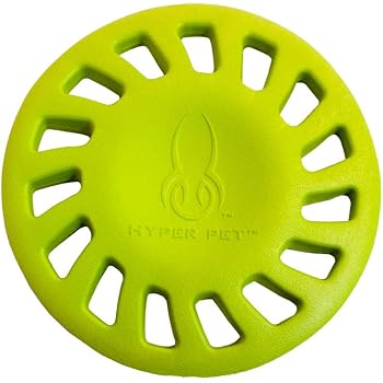 Hyper Pet Dura Squeaks Sphere Hundeball – Schwimmendes Apportierspielzeug Mit Quietscher, Aus EVA-Schaum (Neongrün)