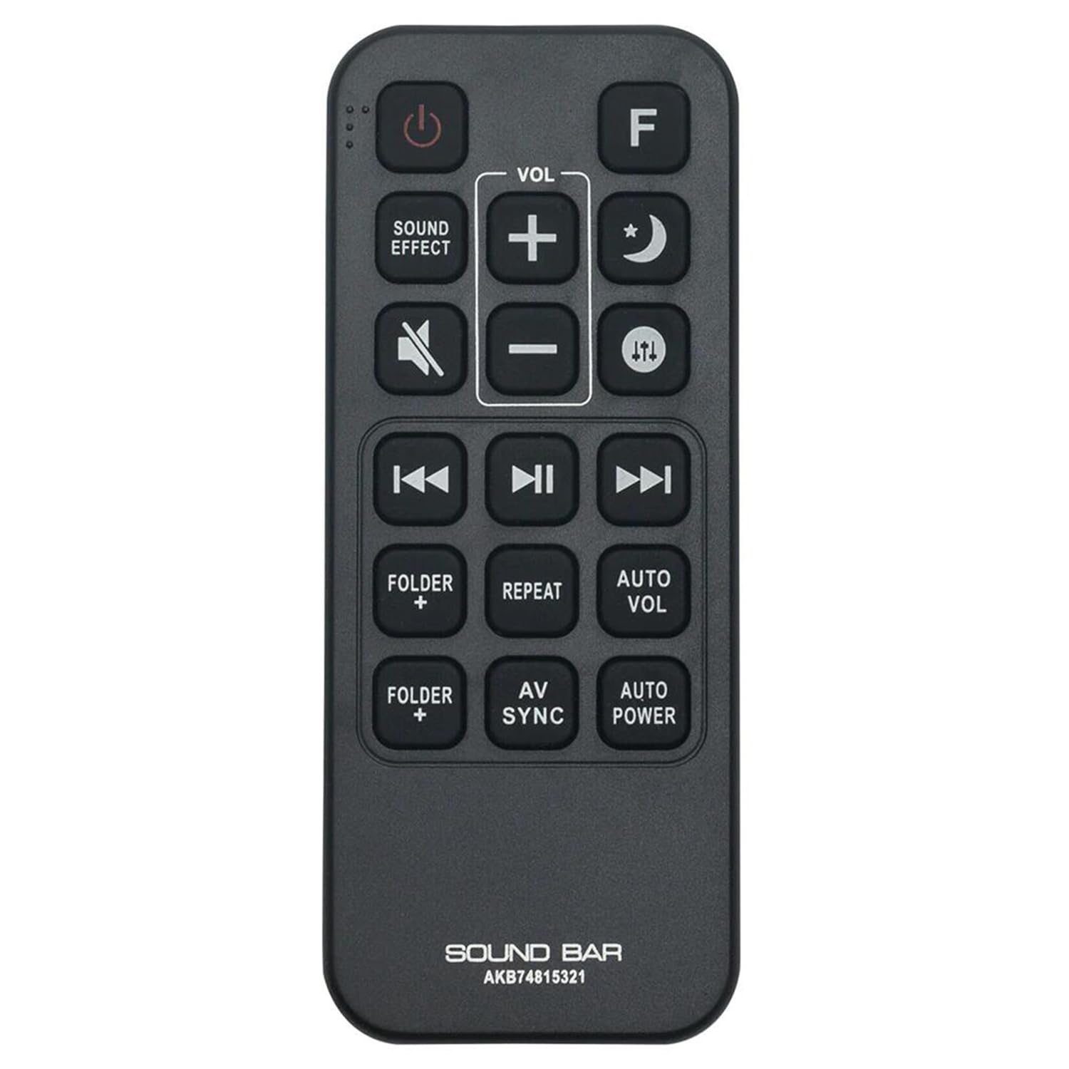AKB74815321 Remote Replacement for LG Sound Bar SJ5Y SPJ5B-W SJ4Y SPJ4B-W SH5B SH5